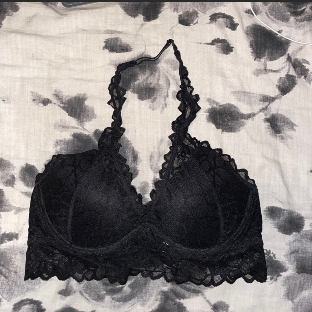 Victoria Secret Pink halter bralette.